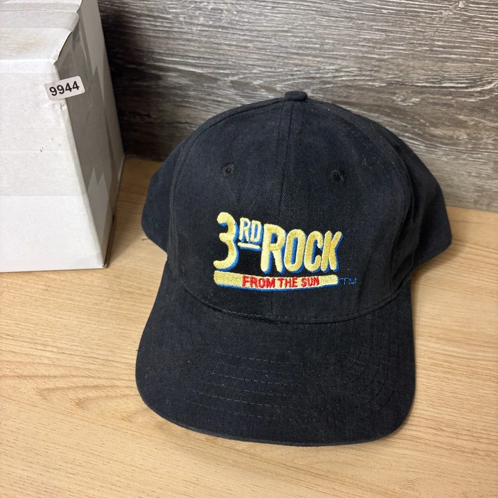 Vintage 3rd Rock From The Sun‎ Hat Snapback Black TV Promo Aliens New Dimension